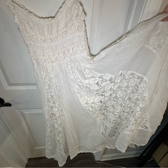 Free People FP One Ciella Lace Maxi Dress in White - Picture 9 of 16